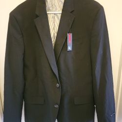 J Ferrar Black Blazer Men's Suit Jacket Sz. 44 Reg. 