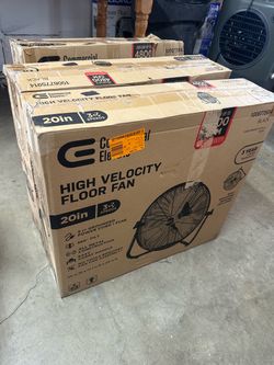 Commercial Electric 20in High Velocity Floor Fan