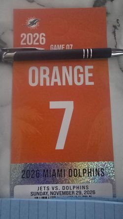 Orange parking pass November 29 2026