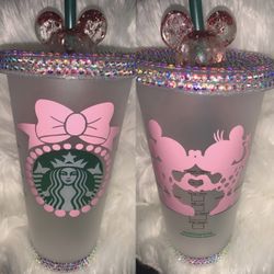 Mickey & Minnie Starbucks Cold Cup