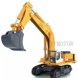 KDW 1/87 Excavator Track Alloy Rotatable Diecast Model Car Truck Kid Gift