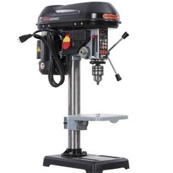 SHOPMAX 8 in. 9-Speed Bench Drill Press with 1/2 in. Chuck