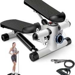 Brand New Steppers for Exercise at Home, Stair Stepper with Resistance Bands for Home Fitness, Mini Stepper with 331 LBS Loading Capacity, Stepper Por