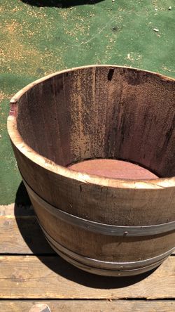 Wine Barrel Planter 🍇🍓