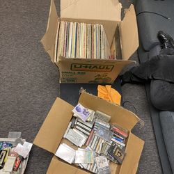 Records vinyl and cassette lot