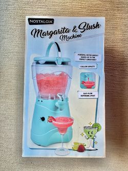 nostalgia 1-gallon slush machine/margarita maker
