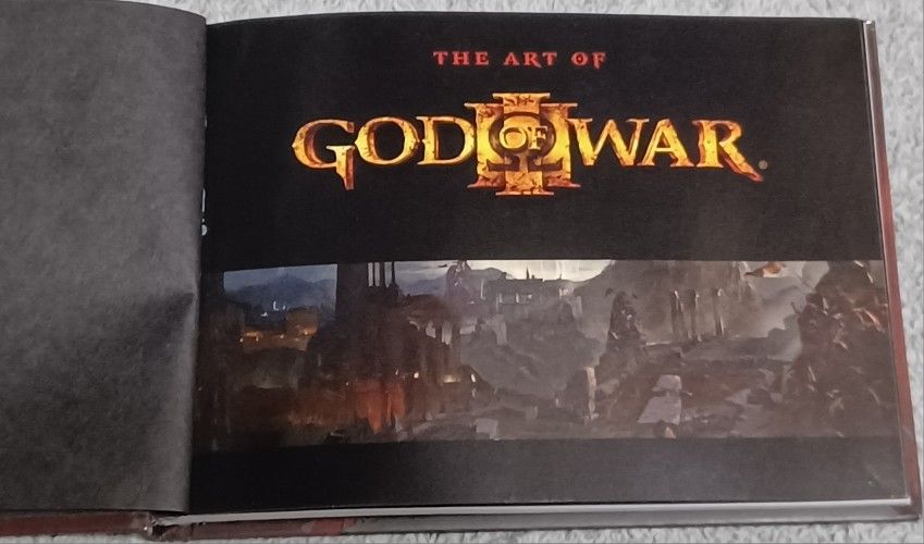 God Of War3 Hard Cover Art Book From Collector's Edition