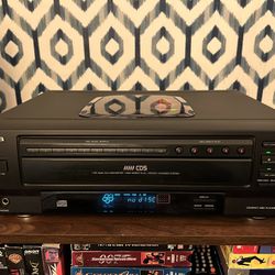 Aiwa XC-35M 5-Disc CD Player Rotary Changer System