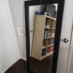 Leather Frame Mirror 