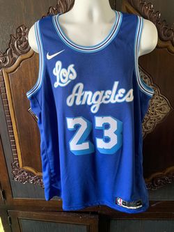 NWT Men's Nike Dri-Fit Swingman Lebron James Los Angeles Lakers XL Jersey