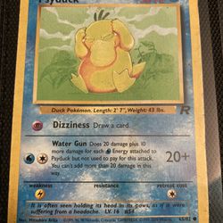 Old Psyduck Pokemon Card