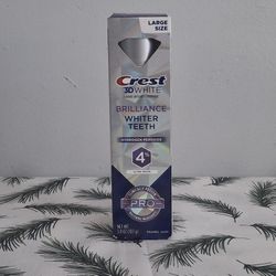 Crest 3D White Toothpaste 3.8oz ( BRILLIANCE WHITER TEETH HYDROGEN PEROXIDE )