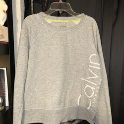 Grey Calvin Klein sweater small