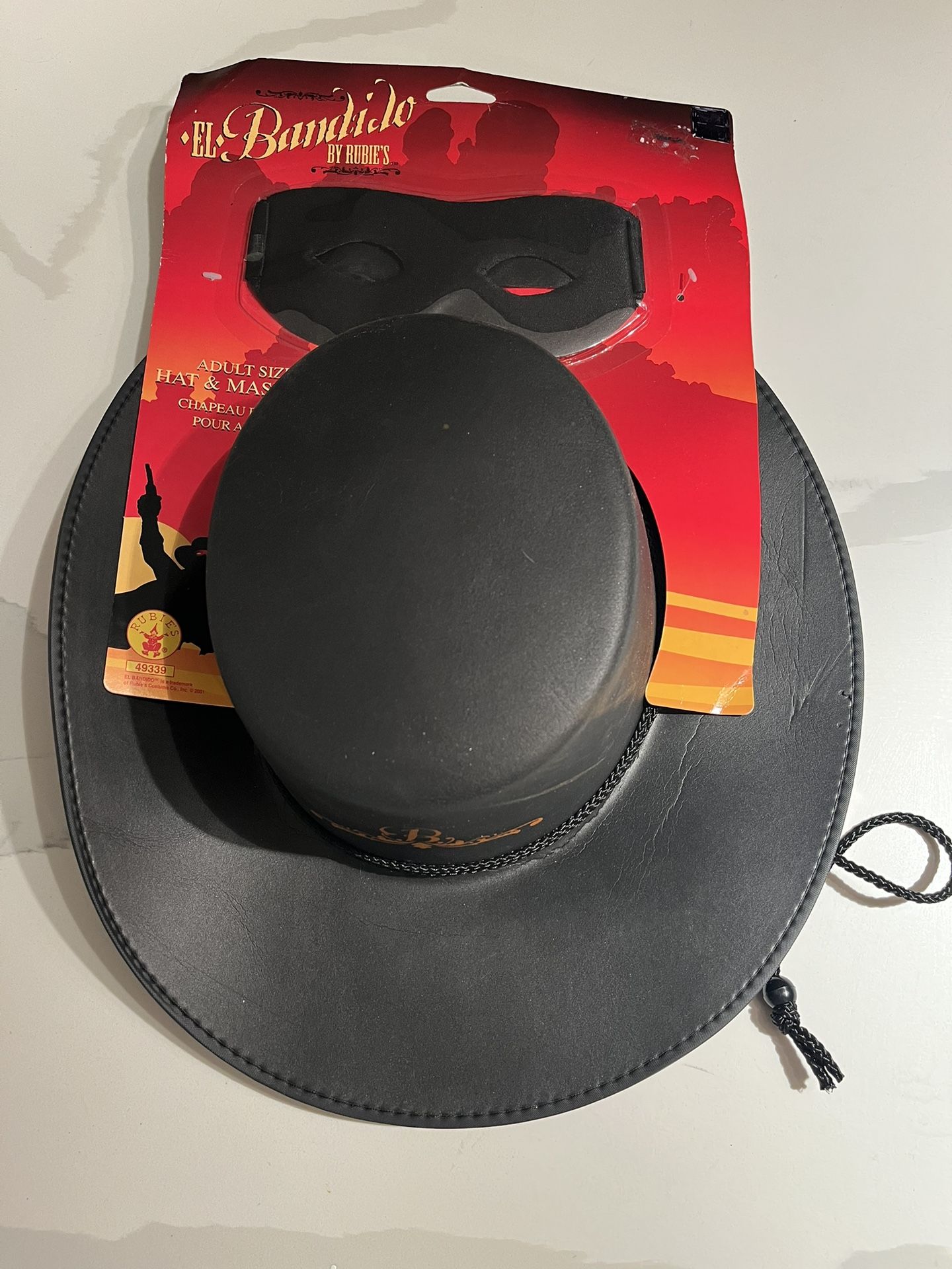 Zorro Or El Bandido Hat And Mask