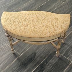 Antique Louis XVI Style Accent Bench