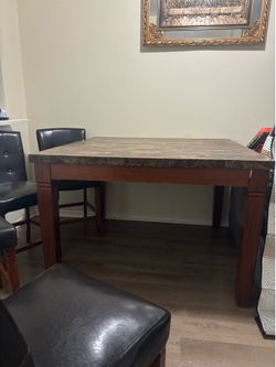 Heavy marble table