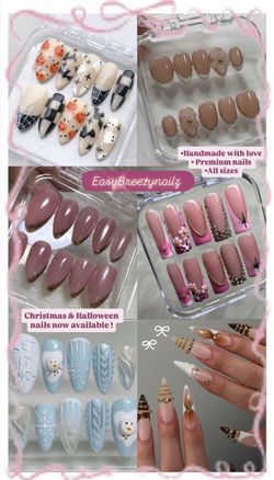 Handmade Custom Press-On Nails Set