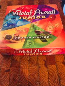 Game - Trivial Pursuit Junior, Hasbro, Like New