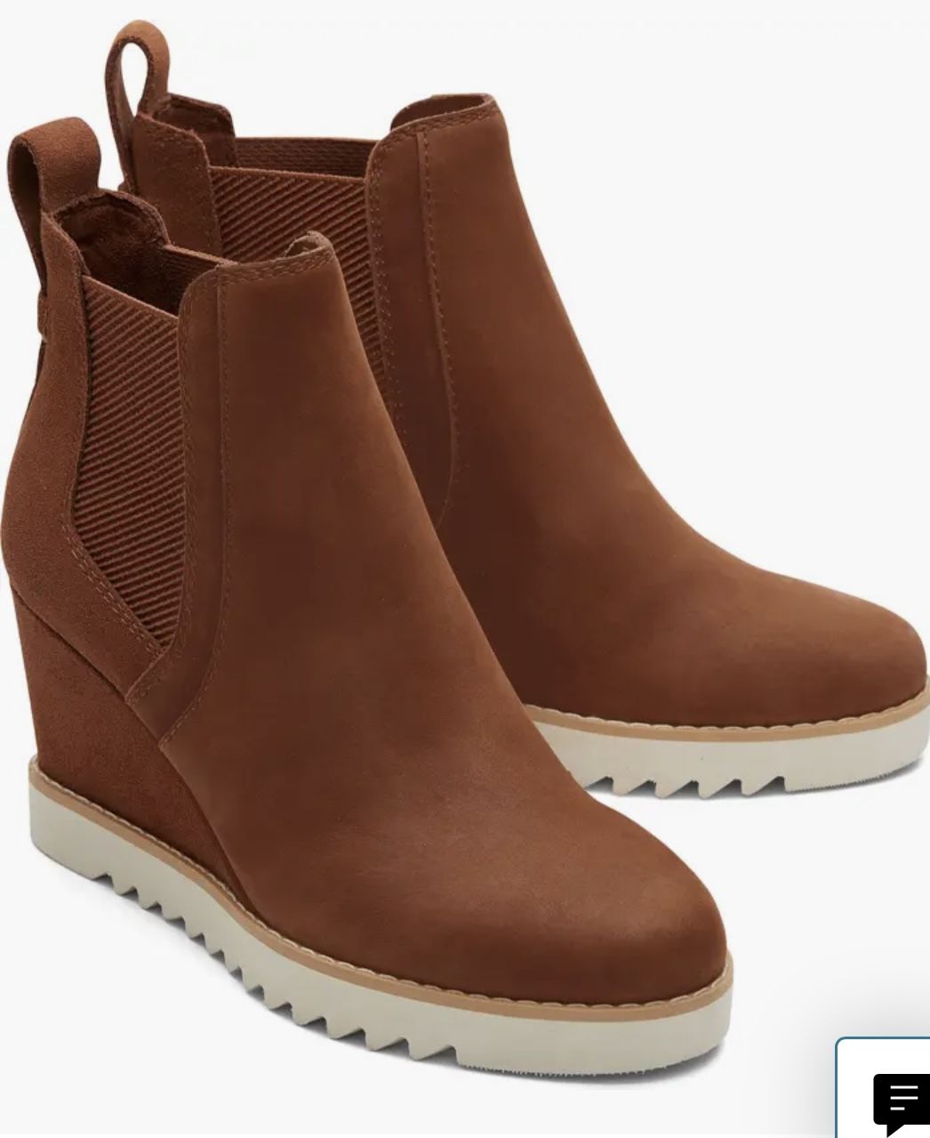 Brand new Toms Maddie Wedge Booties sz 9