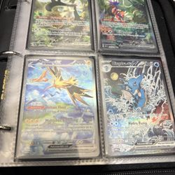 Binder Con Diferentes Cartas Valuadas En Collector 