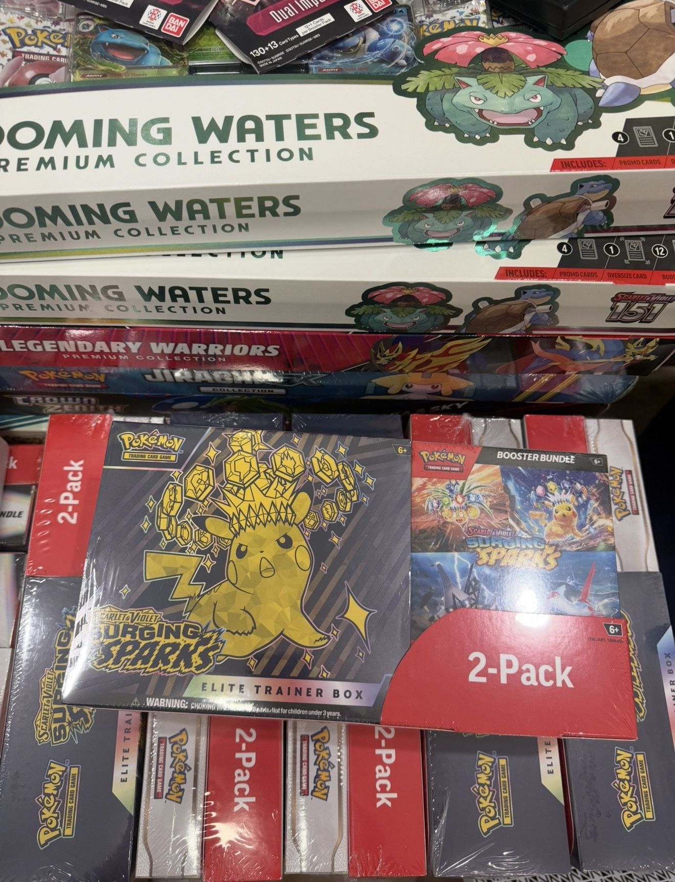 Pokemon Surging Sparks ETB + Bundle