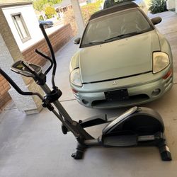 Sunny Health & Fitness Programmable 16 Electro-Magnetic Elliptical Cross Trainer Exercise Machine