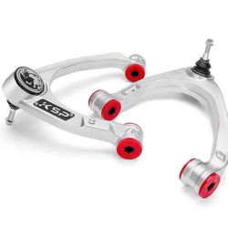 KSP Adjustable Silverado Upper Control Arms, 2-4" Aluminum Forged Control Arm Compatible With Ch-evy Silverado GMC Sierra 1-2018,2pcs Aftermar
