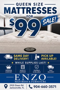 $99 Queen & Full Mattress Sale!