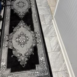 Black/gray Rugs 3pc