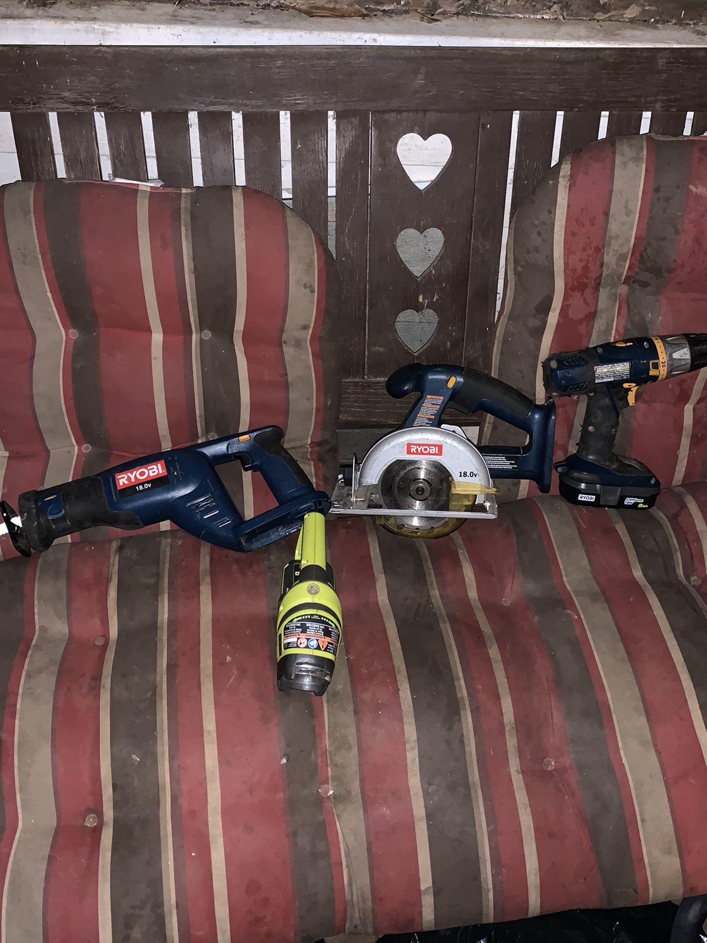 Ryobi power tool set