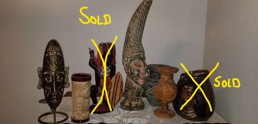 An assortment of African Art - You choose what you want. Starting at $20 to $120