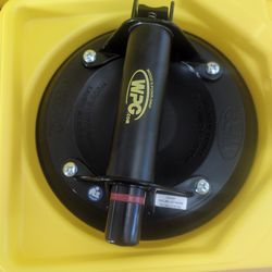 Glass handle suction cup