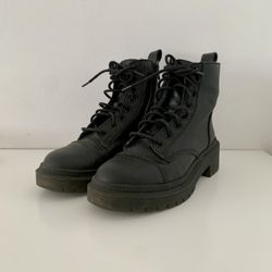 Aldo Goer Combat Ankle Boot - Black - Size 5