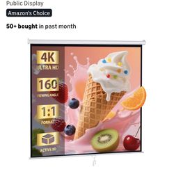 Movie Projector / Screen / Projector Stand