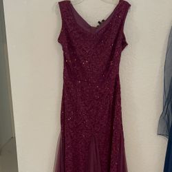 Burgundy Formal Dress