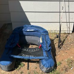 Tenton Float Tube Abue Garcia Bait Caster