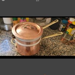 Copper Bane Marie Pot