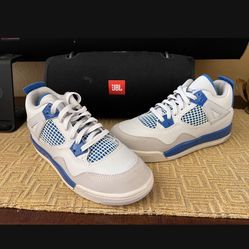 Rare Brand New Nike Air Jordan Retro 12 Military Blue Kids Size 1 Youth, Dodger Blue, Not Supreme, Travis Scott, Union