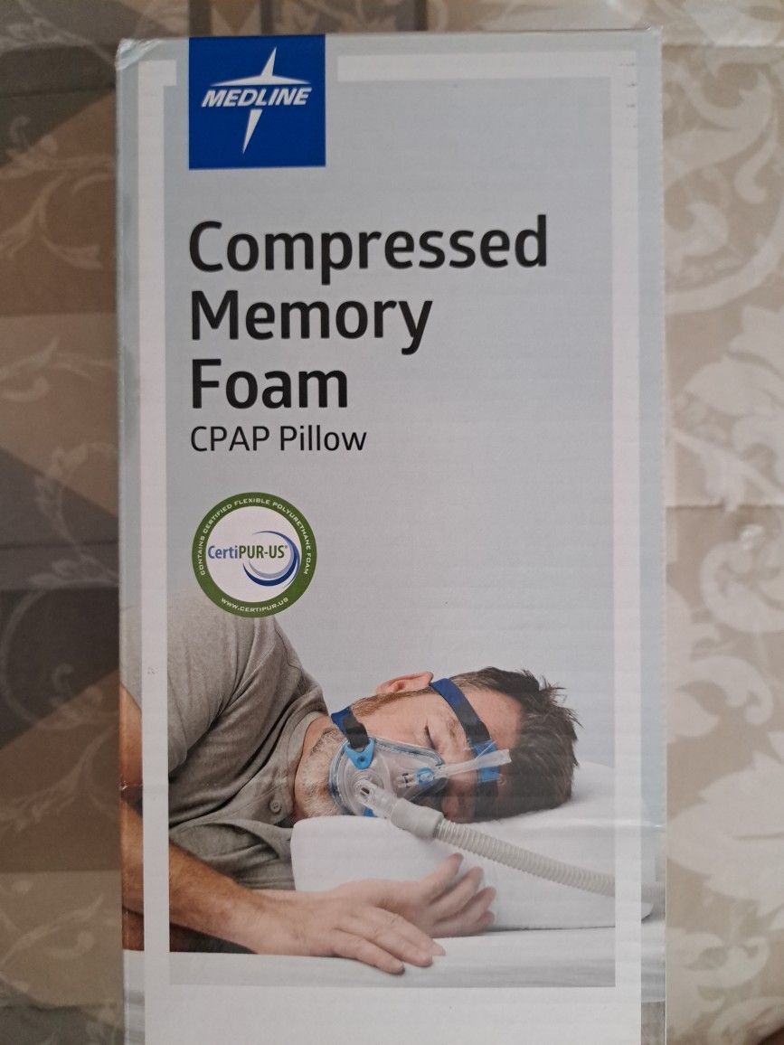 Compressed Memory Foam Cpap Pillow By Medline