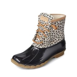 Sperry womens Saltwater Rain Boot, 9.5