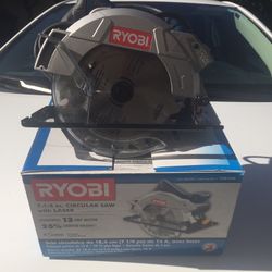 Ryobi Circular Saw With Laser
