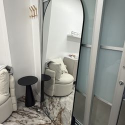 Black Arch Mirror 71 Inches 