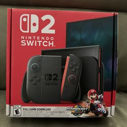 2025 New Nintendo Switch Console 2 + Mario Kart World Bundle