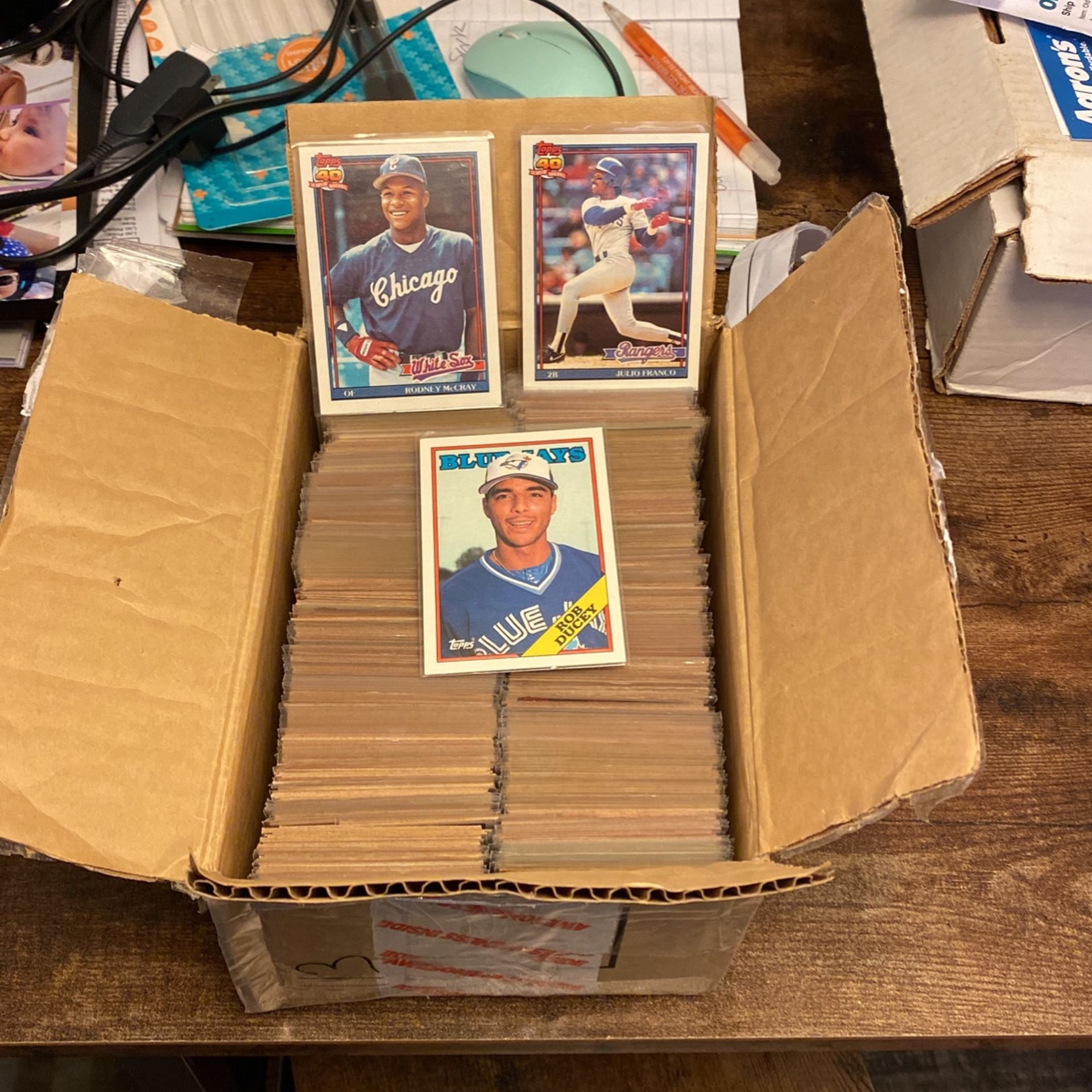 1989,1990,1991 Topps Cards 