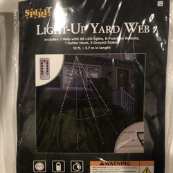 Brand New Spirit Yard Spiderweb battery operated.