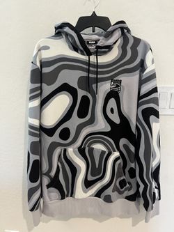 Puma Men’s Printed Pullover Hoodie Sweatshirt sz L  