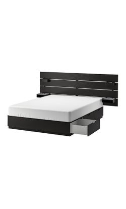 Nordli Ikea bed frame. Queen size