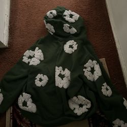 Green Denim Tears Hoodie
