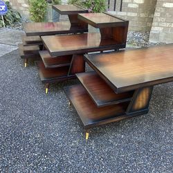 MCM Atomic Era End Tables  & Coffee Table 