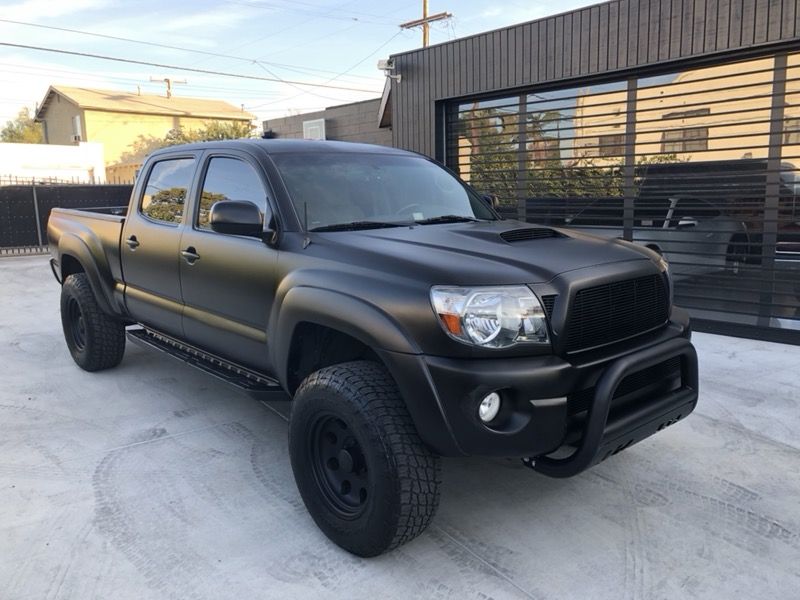2007 Matte Black 3” Lift Toyota Tacoma TRD Sport Double Cab